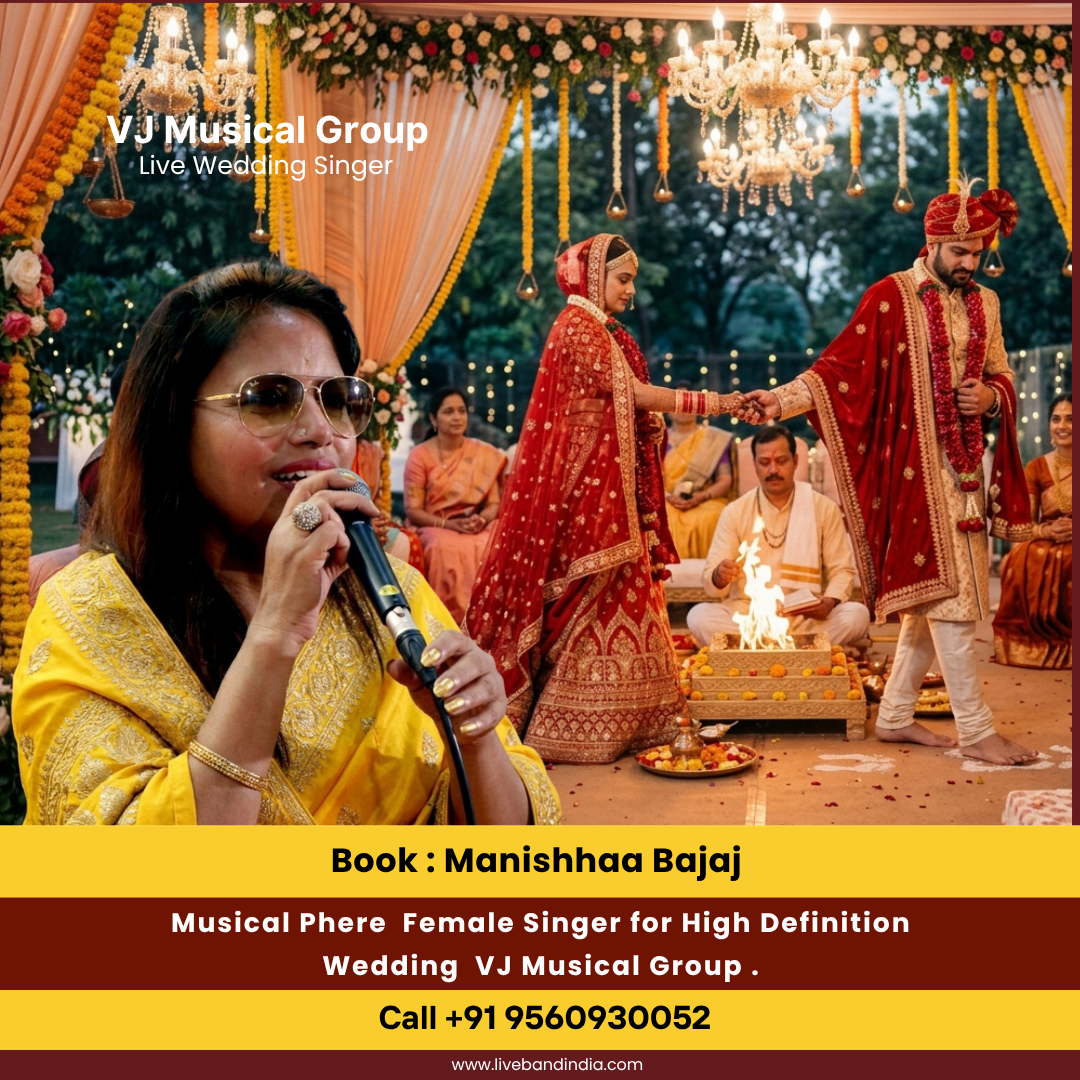 Musical Phere Singer Near Me -  Female Singer for High Definition Wedding  VJ Musical Group by Manishhaa  Bajaj  